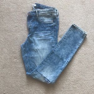 Charlotte Russe Acid Wash Jeans